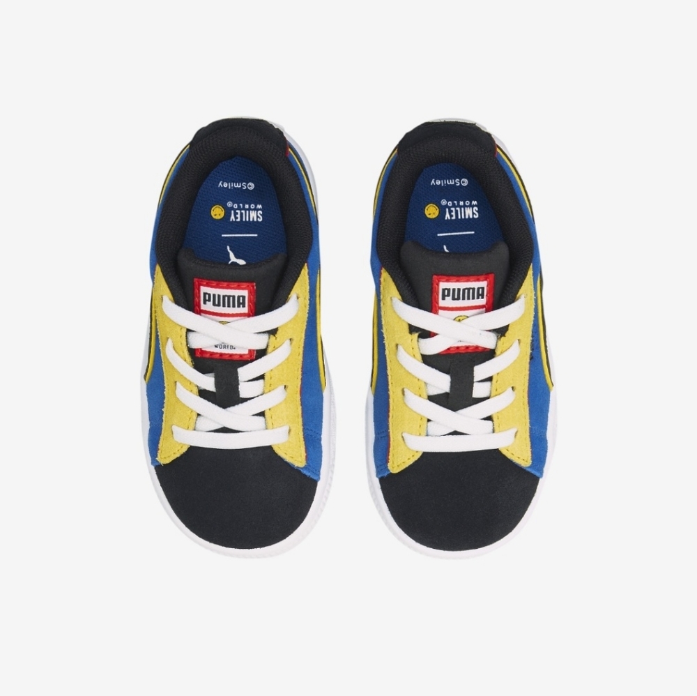 Puma suede smiley shoes